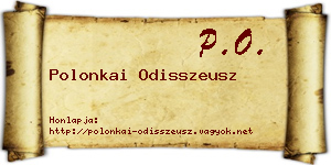 Polonkai Odisszeusz névjegykártya